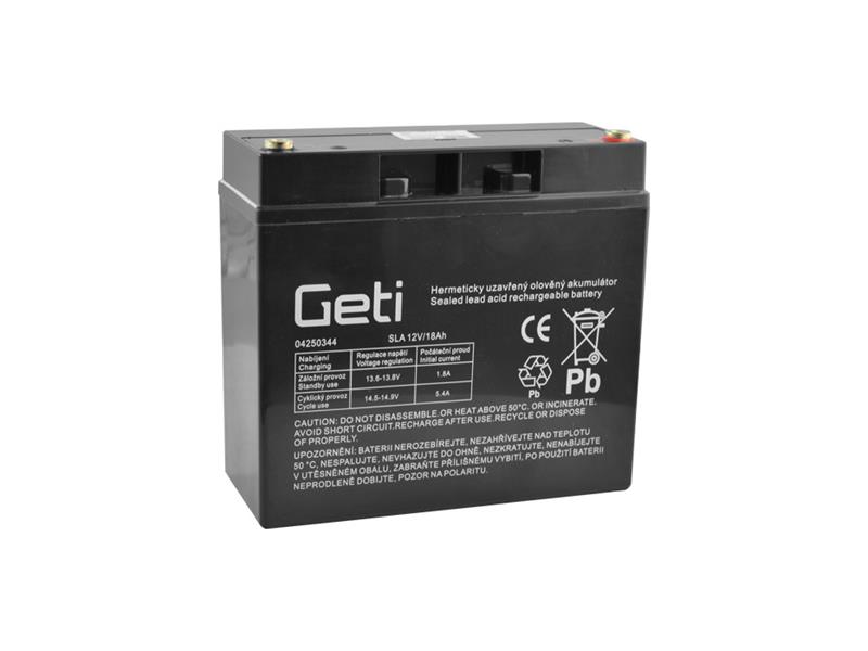 Batéria olovená 12V 18Ah Geti