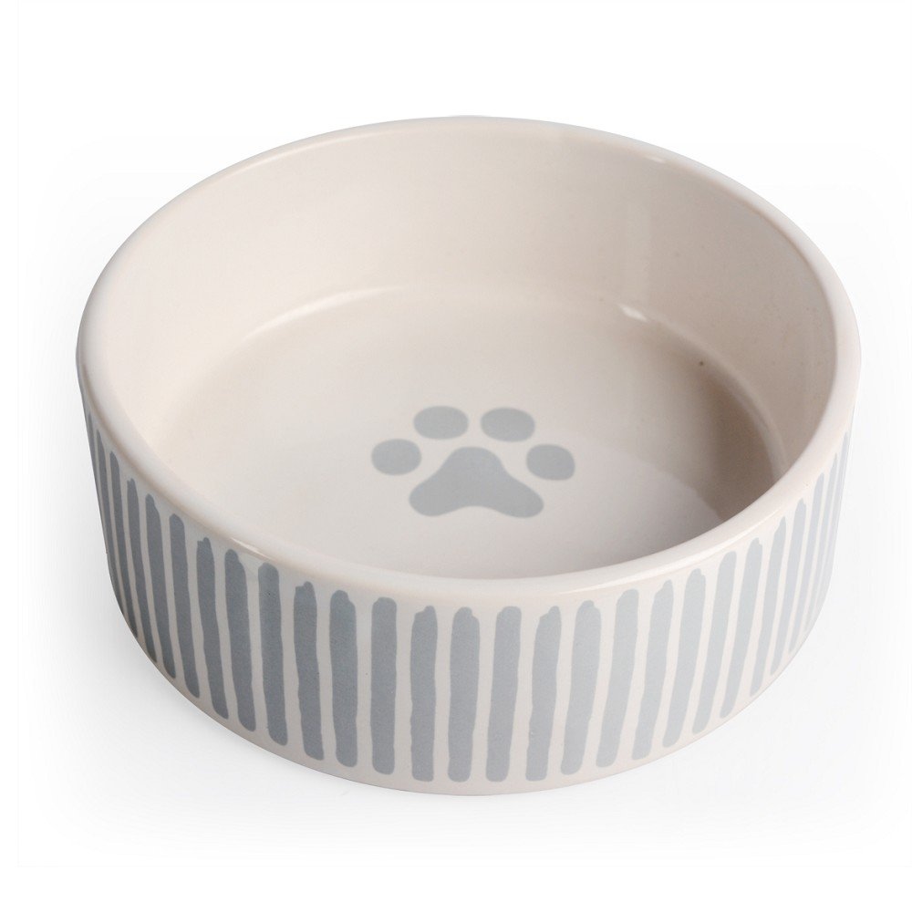 Miska porcelánová šedé prúžky 12,5 cm
