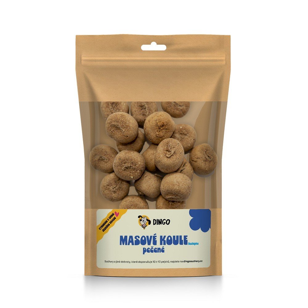 DINGO pečené mäsové gule hovädzie 90g
