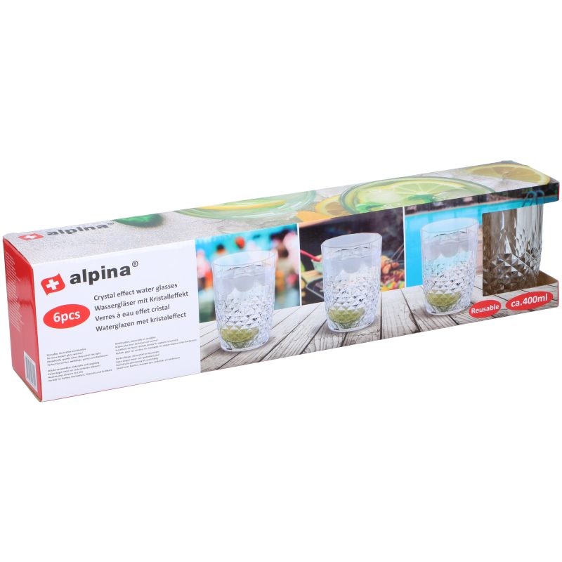 ALPINA Poháre na alko aj nealko súprava 6 ks 400 mlED-205304
