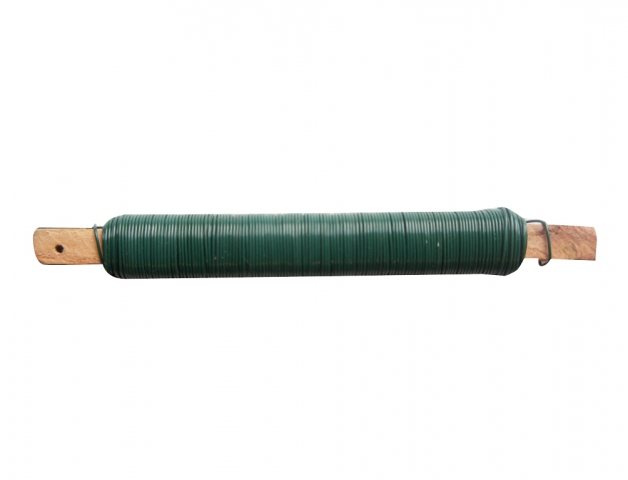 Drôt kvetinový viazací lakovaný PVC zelený 100g 0,65mm
