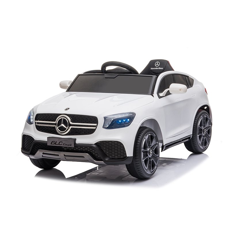 Detské elektrické auto Mercedes GLC coupé biela/white