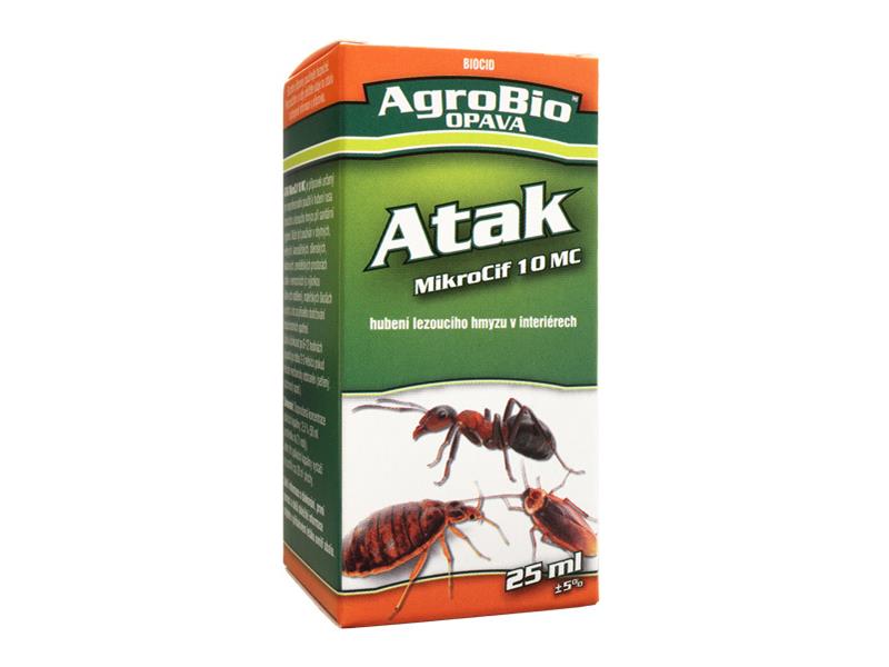 Prípravok proti lezúcemu hmyzu AgroBio Atak DeltaCaps 25 ml